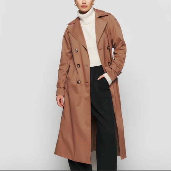 Reformation Kensington Trench Coat XS - Picture 1 of 8